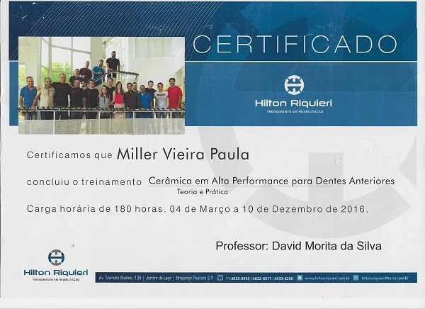 Certificate Received by Neo Dental Cancun